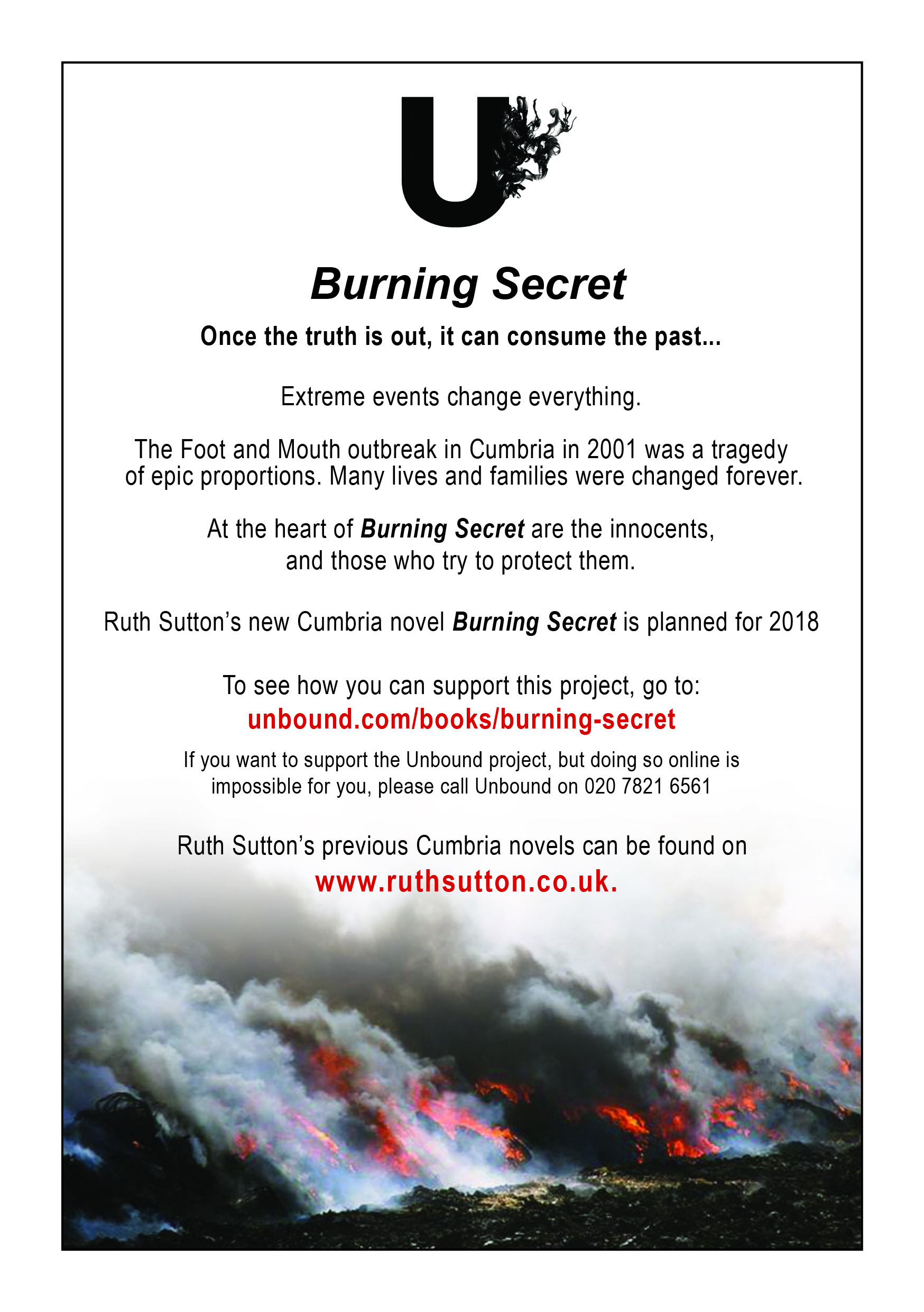 Burning Secret Flyer